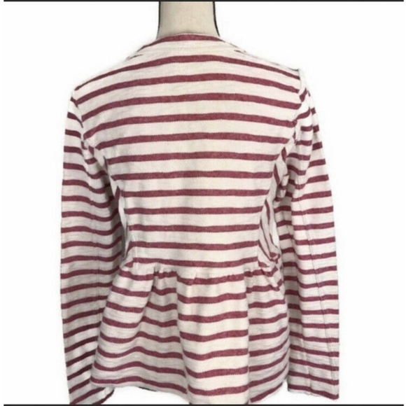 Free People - Red and White Striped Jacket - Size Medium - Picture 5 of 5